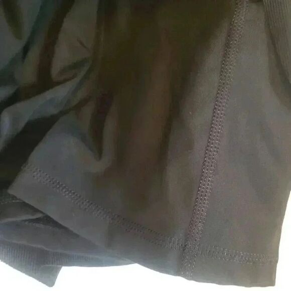 Joy Lab Women's Black Nylon/Spandex Butterfly Drawstring Shorts - Picture 4 of 7